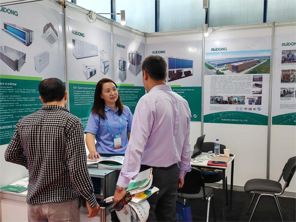 Ruidong Group Co., Ltd.nam deel aan de HVAC-beurs in Oezbekistan, waar innovatieve technologie en hoogwaardige producten werden gepresenteerd.