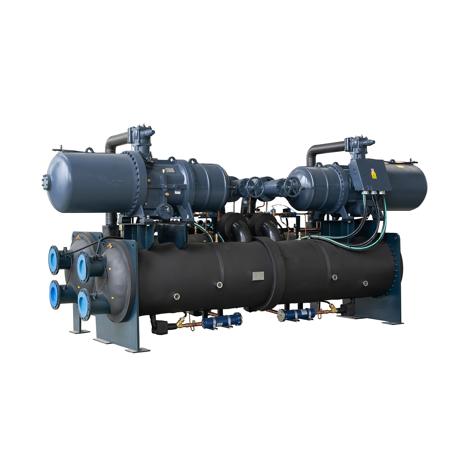 Hoge efficiënte watergekoelde koelmachine met dubbele schroefcompressor, 400 kW ~ 3000 kW