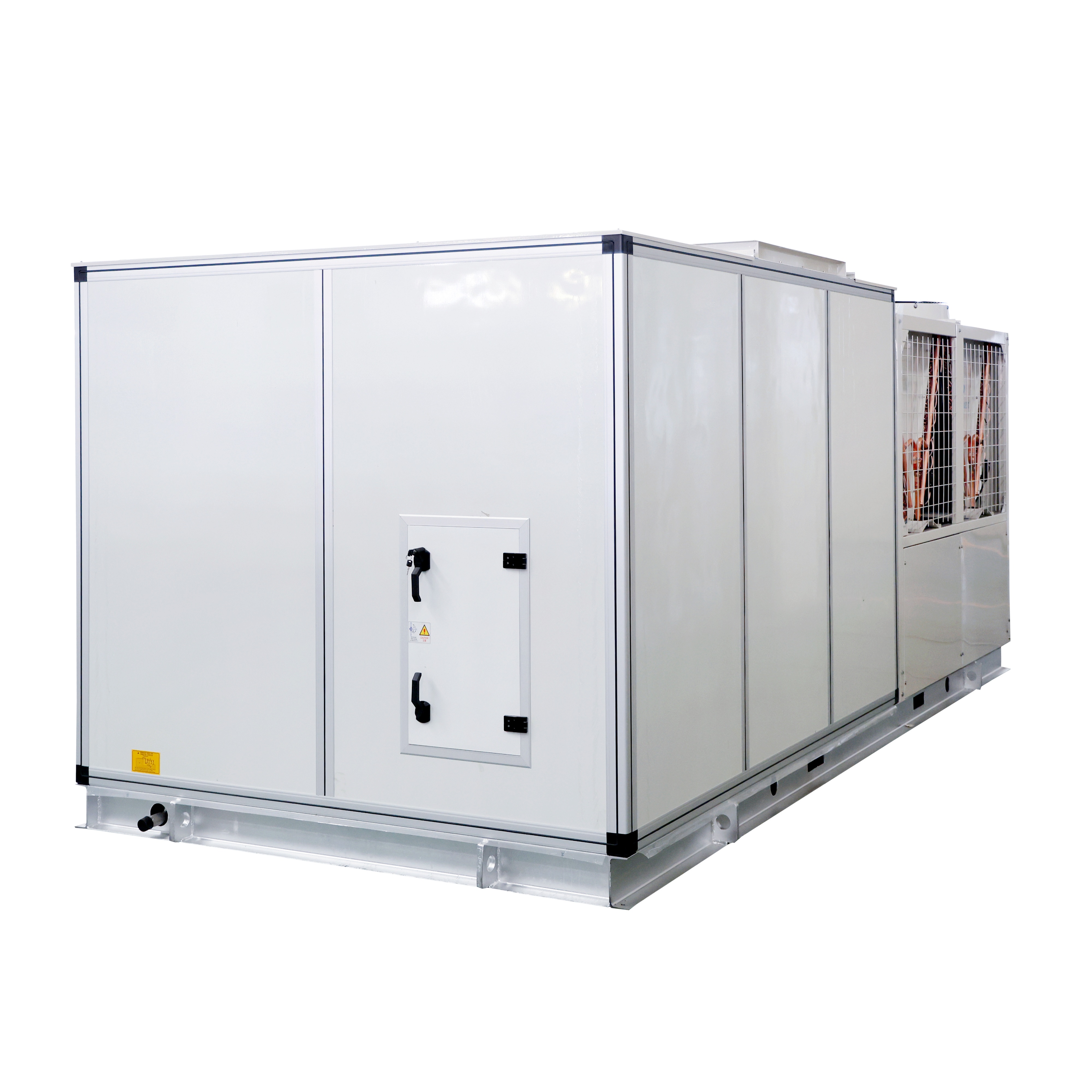 140 kW tot 280 kW zeer efficiënte en duurzame pakketeenheden op het dak