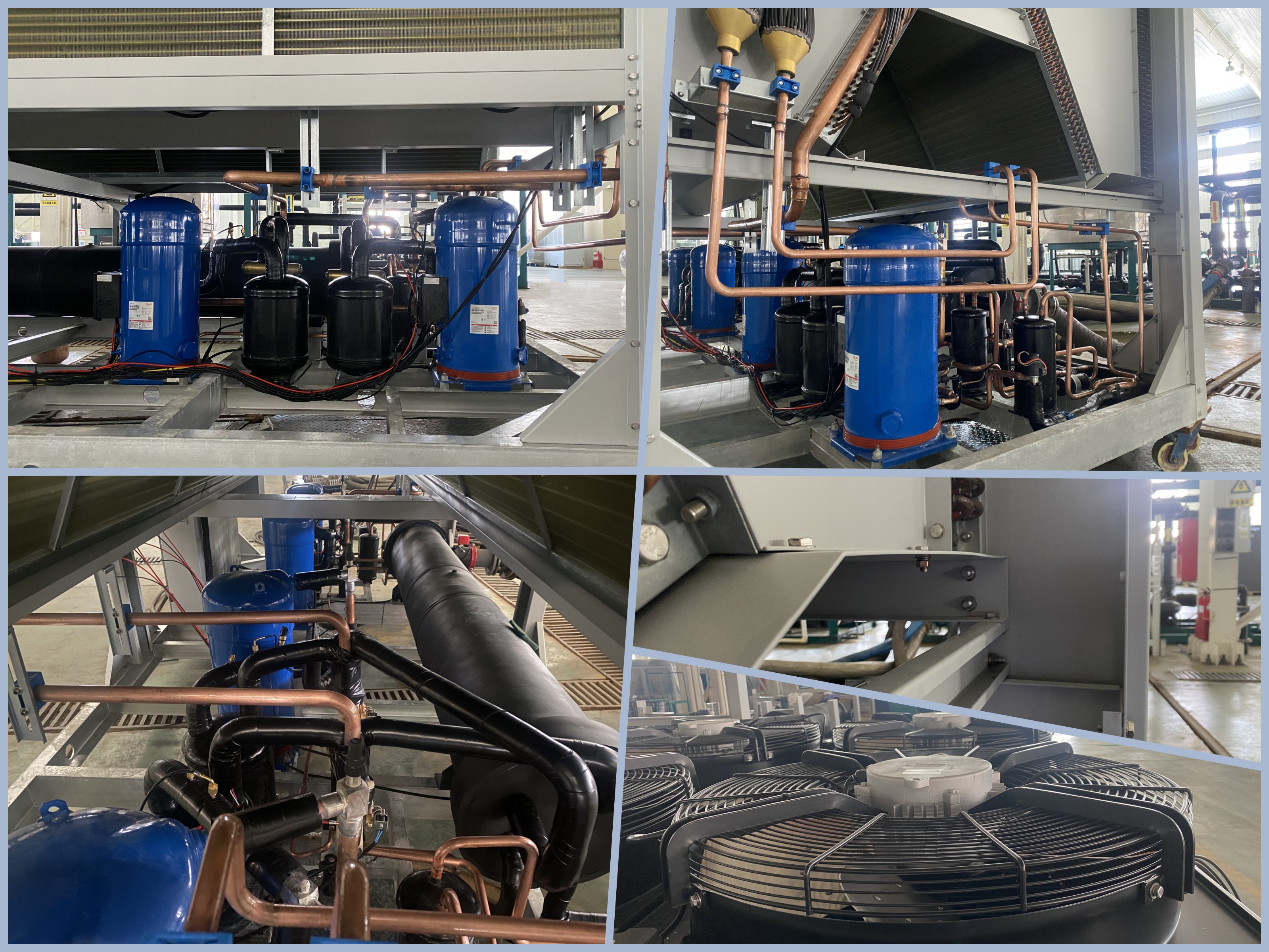 2-luchtgekoelde scroll-chiller, goed ontworpen