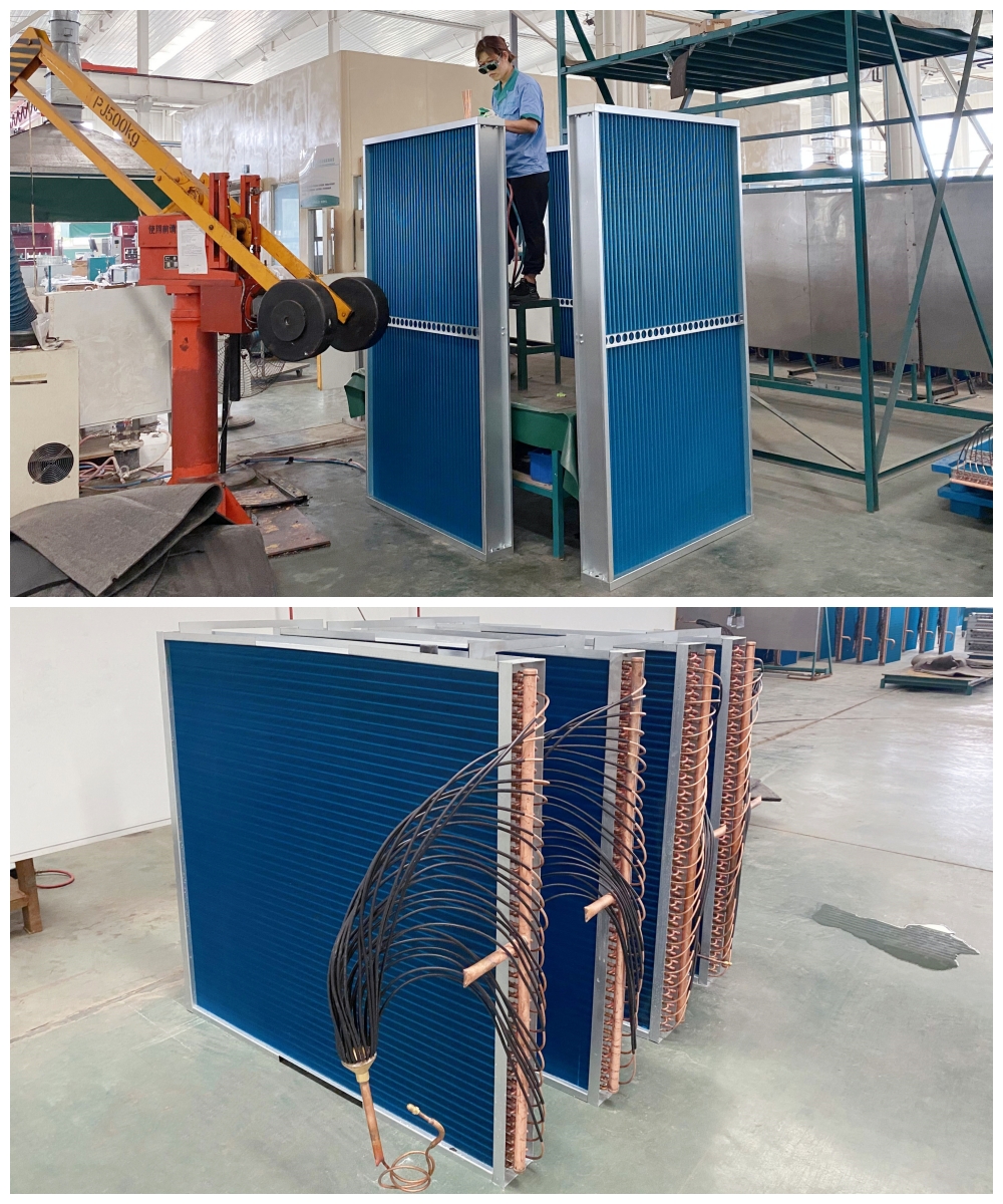 Figuur 6 Shell en Tube condensor verdamper productielijn