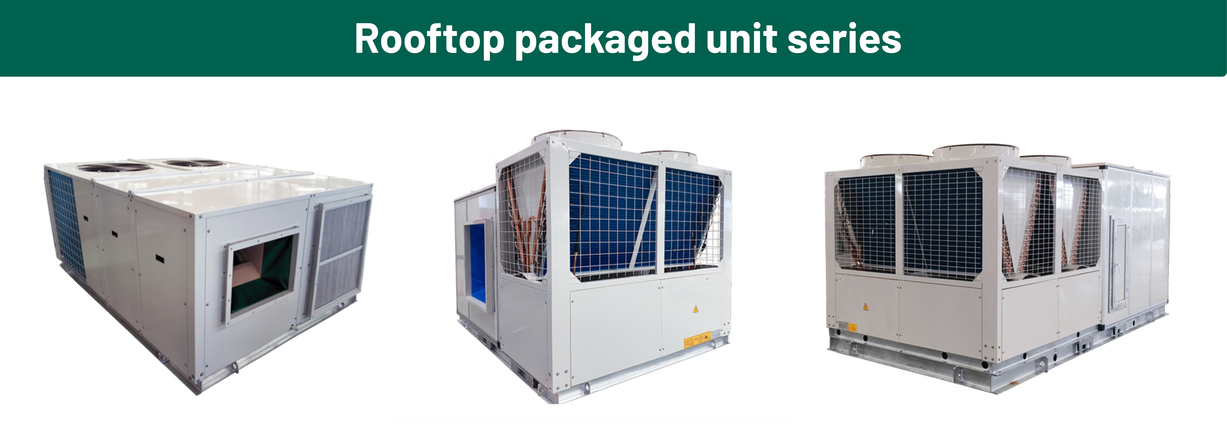 Serie met 4 dakunits