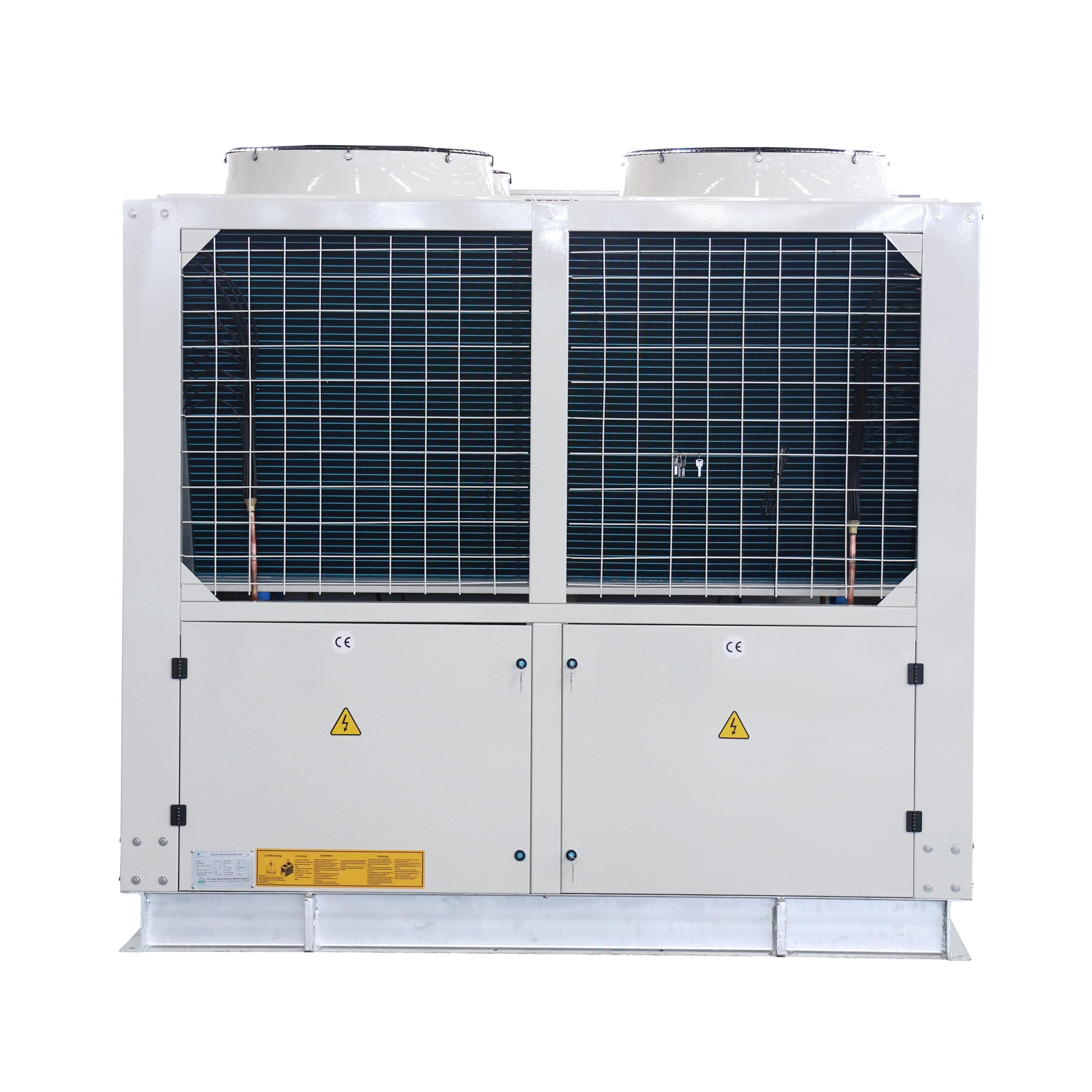 140 kW tot 280 kW zeer efficiënte en duurzame pakketeenheden op het dak