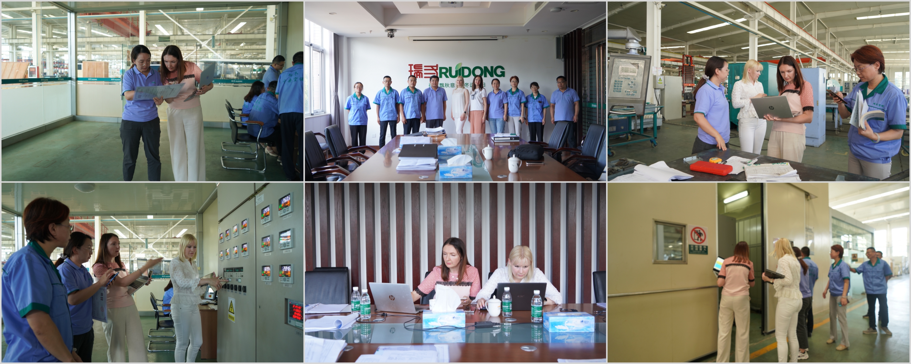 Foto 1 Twee auditexperts van Rosatom Group inspecteren de fabriek